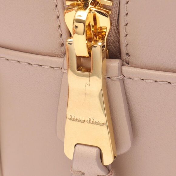 Miu Miu Matelasse Leather Handbag Pink - Picture 5 of 5